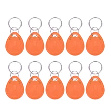 10pcs em4305 t5577 RFID 125khz 키 Keyfobs 복사 재기록 가능 쓰기 재작성 태그 근접 토큰 링 rfid cloner
