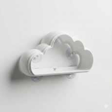 햄달 구름공중 은신처 대사이즈, 1개, 화이트