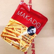 MAKADO 麥卡多 泰式薯條餅乾, 1個, 整袋鹽味-6入【2026/1】4袋原箱出