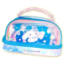 산리오 시나모롤 블링블링 오로라 듀얼 파우치 필통, 1개