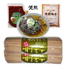 봉평원 메밀국수2kg+비빔장500g+육수5봉/세트(15인분), 1개, 1g