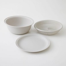 일본 MARNA 마나 채반 볼 트레이 3종세트 / K809, 1세트, 그레이 [K809GY]