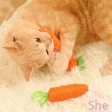 강아지 터그놀이 로프 당근 터그 장난감 애견토이