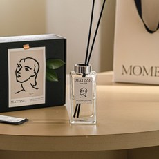 모먼트 마티스 드로잉 디퓨저 블랙 (나디아) 160ml, 1개, 패츌리 샌달우드 (감각적인 우디향)