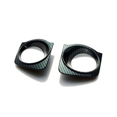 圓夢工廠 Toyota Prius 3代 2009-2012 改裝, 1個, 卡夢霧燈框