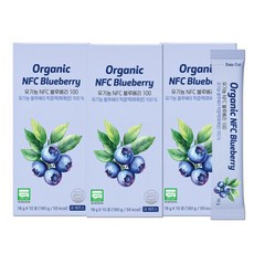 이롭핏 NFC 블루베리 100 10포 X 2+1박스 /미국산/블루베리/과즙100/건강즙/타임지10대슈퍼푸드, 18g