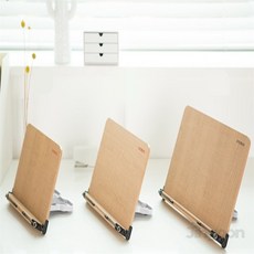 나무 독서대 화이트 대 원목소품