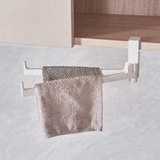 리라홈 상부장 공중부양 무타공 행주걸이, 1개, 화이트