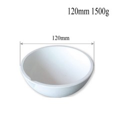 100g-10000g 고온 석영 도가니 금은 용해로 주조 정제 보석 제작 도구, 120mm 1500g 1Pcs