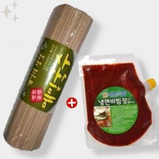 가족 양념장 식감 여름 메밀 포함 강원도 식사 면발 별미 봉평 달콤 쫄깃한 매콤, 1개, 1g