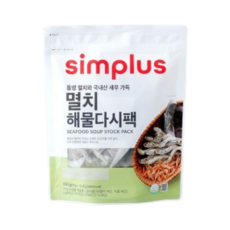 simplus 멸치 해물다시팩, 3개, 150g