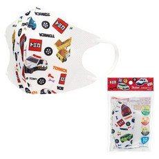 자동차 토미카 어린이용 입체마스크 10P 3중필터 (432712)