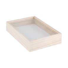 표본 상자 곤충 오동나무 액자 DIY 원목, 29x21x5.5cm