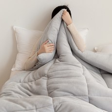 오텔르 온기 가득 겨울 극세사 차렵이불
