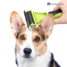 모가펫 반려동물 엉킨털제거 브러쉬 MOP-010, 1개, 그린 S (8.5 cm)