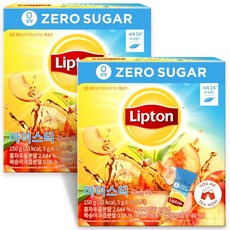 립톤 제로슈가 아이스티 복숭아 30Tx2, 5g, 30개입, 2개