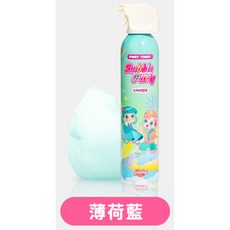 PINKY TONKY 泡泡派對多合一沐浴慕斯 300mL 薄荷藍 兒童洗髮沐浴洗手慕斯 彩色泡泡, 1個, Sky Mint 薄荷藍,容量升級300mL