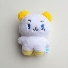 플레이브 PLAVE 므메미무 가방걸이 보이그룹 버추얼 액세서리 키링 캐릭터 굿즈 응원 인형, 1개, B. 옐로우 이어 인형