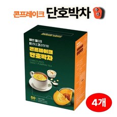 온니위드 프리미엄 콘프레이크 단호박차, 50개입, 4개