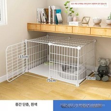 고양이 분만실 폐쇄형 전용 출산 나무색, 기본 빈 케이지+보강 케이블 타이, 1개, 화장실 없음 새끼 고양이 격리