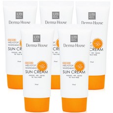 더마하우스 화이트닝 썬크림 1개 SPF50+++(미백 주름개선 자외선차단) 3중기능성, 50ml, 5개