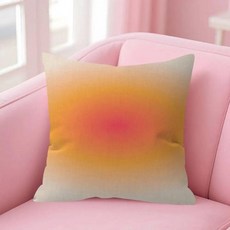 그라디언트 헤일로 베개 커버 툰 선물 쿠션 침실 홈 소파 의자 좌석 장식, F. z1