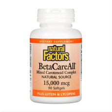 내추럴 펙터스 BetaCareAll 15000mcg 소프트젤 90정, 90개입, 1개