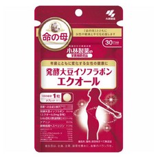 命之母 異黃酮 30錠 更年期營養品 發酵大豆 艾可爾 營養補充食品 小林製藥, 1個