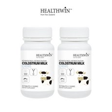 헬스윈 건강식품관 헬스윈 뉴질랜드 초유 츄어블 타블렛 1350mg 50정x2통