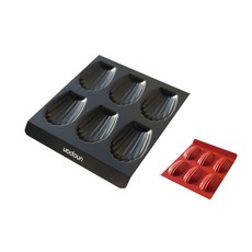 UNOPAN 6連貝殼瑪德蓮模 不沾 UN11008, 1個