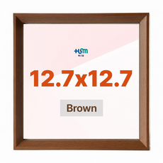 하스몰 감성 우드 스탠드 탁상용 심플 아크릴 액자, 1개, 호두