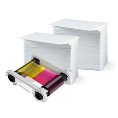 Evolis R6F003AAA 컬러 리본 YMCKOK 카드 Bodno 품질 200 PVC 그래픽 CR80 200장 30mm 수량 프린트 프리미엄