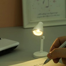 미니 롱소켓 건전지 스탠드 무드등, 화이트, 1개