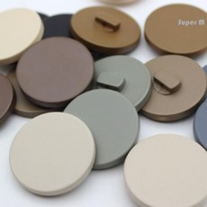 코트 자켓 정장 양복 의류 단추 버튼 21mm 수선 리폼 부자재 교체, 화이트GS0600859A, 1개