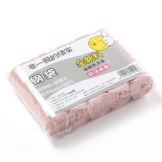 加厚點斷式垃圾袋 全新料 45x55cm 100只, 玫瑰金（100只鋼袋）, 45*50cm