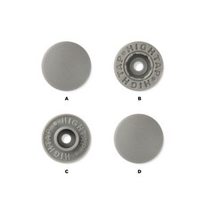 국산 티단추 하이탭 13mm 40세트, 1개, T 576-웜그레이