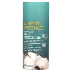 Desert Essence 데오드란트 파우더 프레시 63g(2.25oz), DesertEssence데오드란트파우더프레시63g225, 63g, 1개