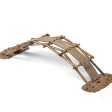 구조물 교육용 건축 교량 원리 키트 목재 청소년 학습 조립 다리 완구 아치형, 1개