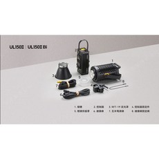 王冠 GODOX 神牛 UL150II BI 155W 雙色溫靜音LED攝影燈 支援V掛電池 無風扇設計, 1個, UL150IIBI 雙色溫, UL150IIBI