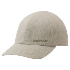 mont-bell WOOL CAP 羊毛棒球帽 保暖, 1個, L
