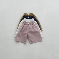 블랙빈 아기바지 3개월 여름 와이드 코튼 팬츠