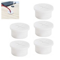 아이베란다 원형 캡 테이블 홀 전선 정리 마감, 화이트, 5개