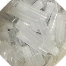 DIY唇膏管 唇蜜分裝瓶, 20半透明唇膏管*20隻含蓋, 1個