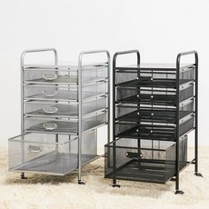 A3 A4 서류 수납장 사무실 틈새 바퀴 이동식 5단 9단 10단 지류함 보관함 철제 서랍장 정리함, 5단 실버 강화판