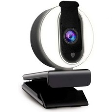 NexiGo HelloCam 1080P Webcam with Windows Hello True Privacy 자동 전자 셔터 컴퓨터 카메라 마이크 안면 강화 HD USB Web, Webcam with Light