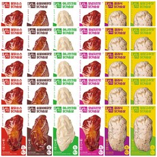 육식토끼 통 닭가슴살 6종 혼합, 30개, 100g