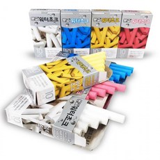 문교워터초크 1갑10개입, 10개, 빨강(1갑10개)