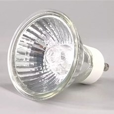 鹵素燈泡 適用於融蠟燈及室內局部照明, GU10 50W鹵素燈泡, 白