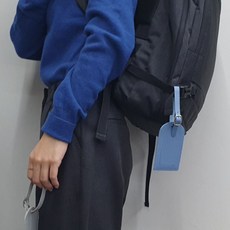 골프백 캐리어 커버형 네임택 블루 sm4+63260pM