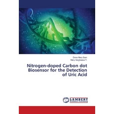 (영문도서) Nitrogen-doped Carbon dot Biosensor for the Detection of Uric Acid Paperback, LAP Lambert Academic Publis..., English, 9786208065942